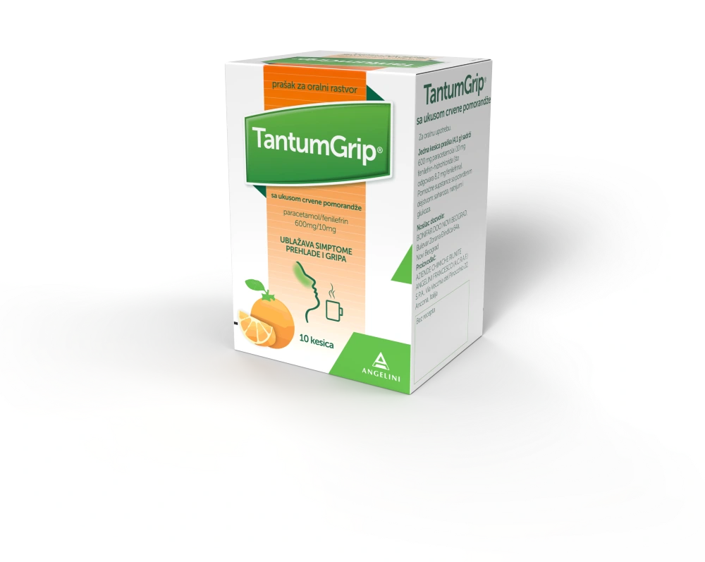 Bonifar TantumGrip 600 sa ukusom crvene pomorandže OTC
