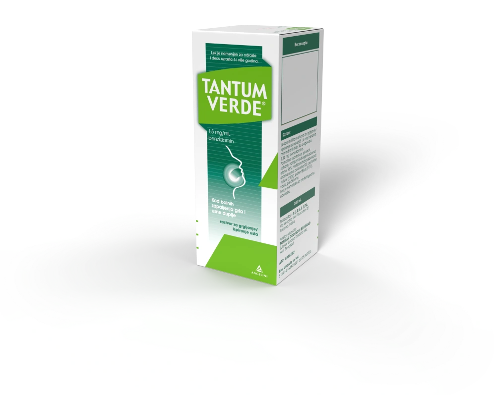 Bonifar Tantum Verde 1,5mg rastvor za ispiranje usta OTC