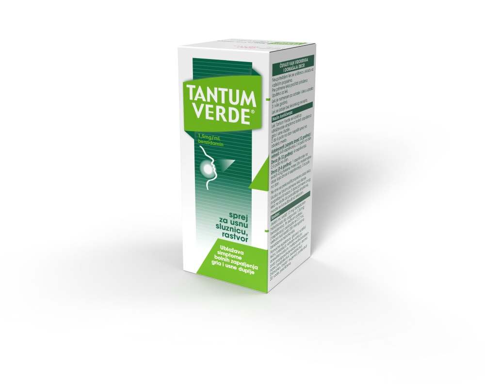 Bonifar Tantum Verde 1,5mg sprej za usnu sluznicu OTC