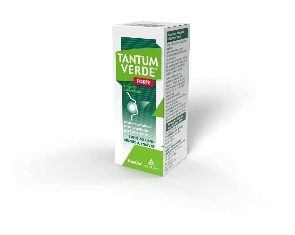 Bonifar Tantum Verde Forte 3mg sprej za usnu sluznicu OTC
